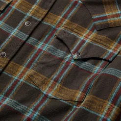 Brushed Twill Plaid Western Shirt