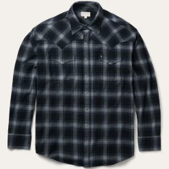 Brushed Twill Plaid Western Shirt