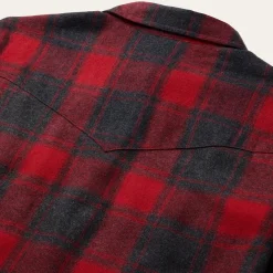 Buffalo Plaid Flannel Western Shirt