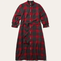 Buffalo Plaid Prairie Shirt Dress