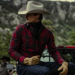 Buffalo Plaid Western Shirt