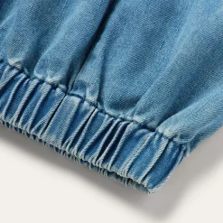 Button Front Denim Tank Top