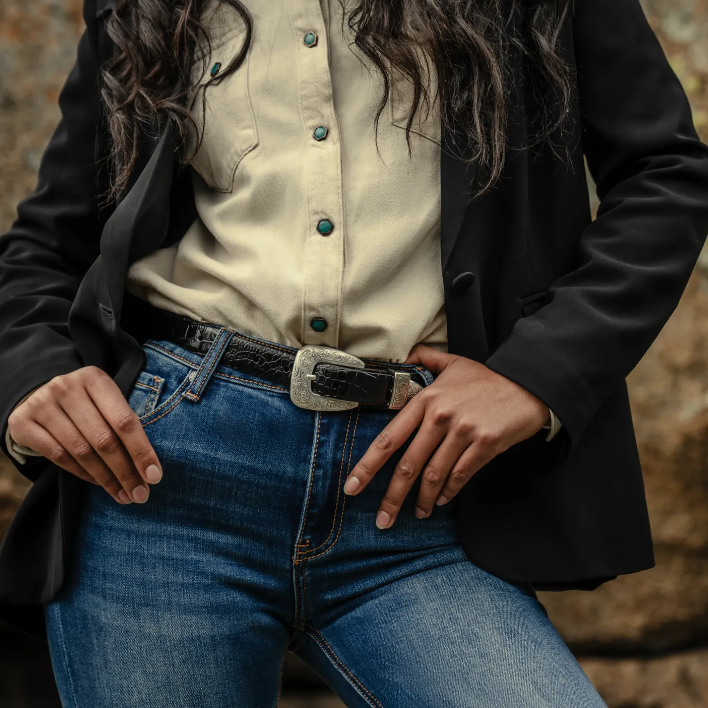 Caiman Tapered Tab Belt
