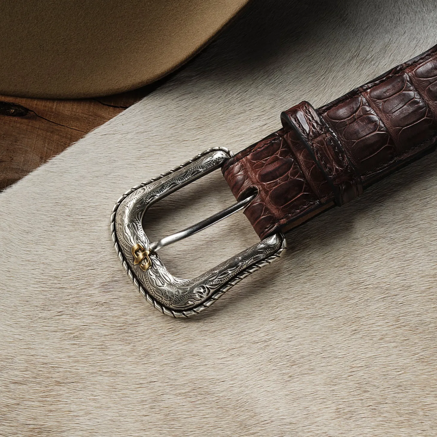 Caiman Western Tab Belt