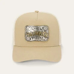 Canvas Plaque Trucker Hat