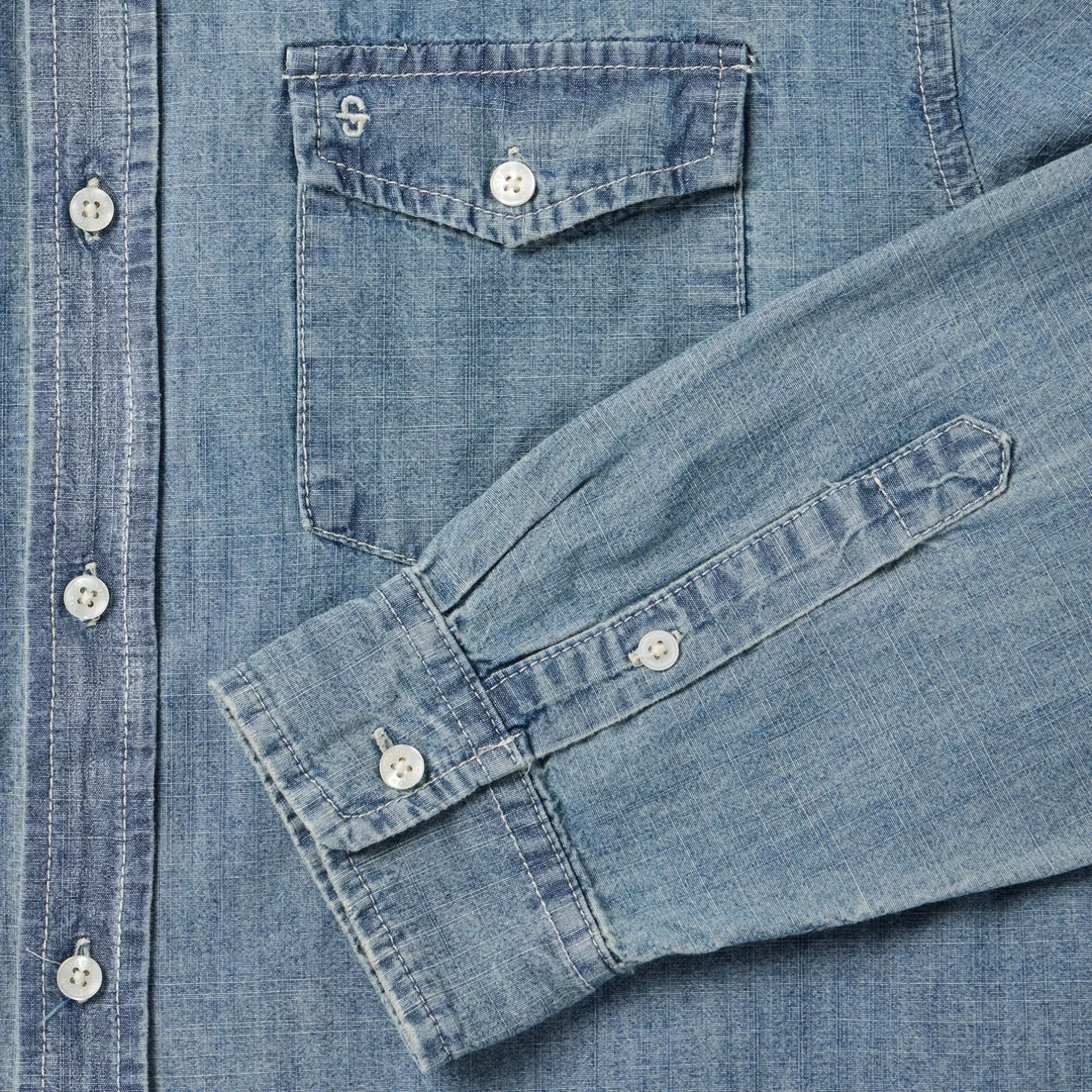 Chambray Button-Down Shirt