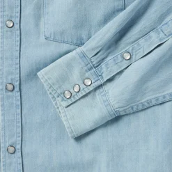 Chambray Oxford Western Shirt