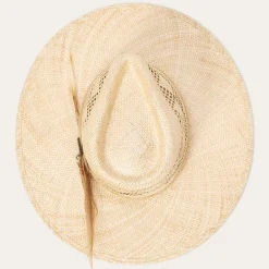 Chorus Straw Flat Brim Hat