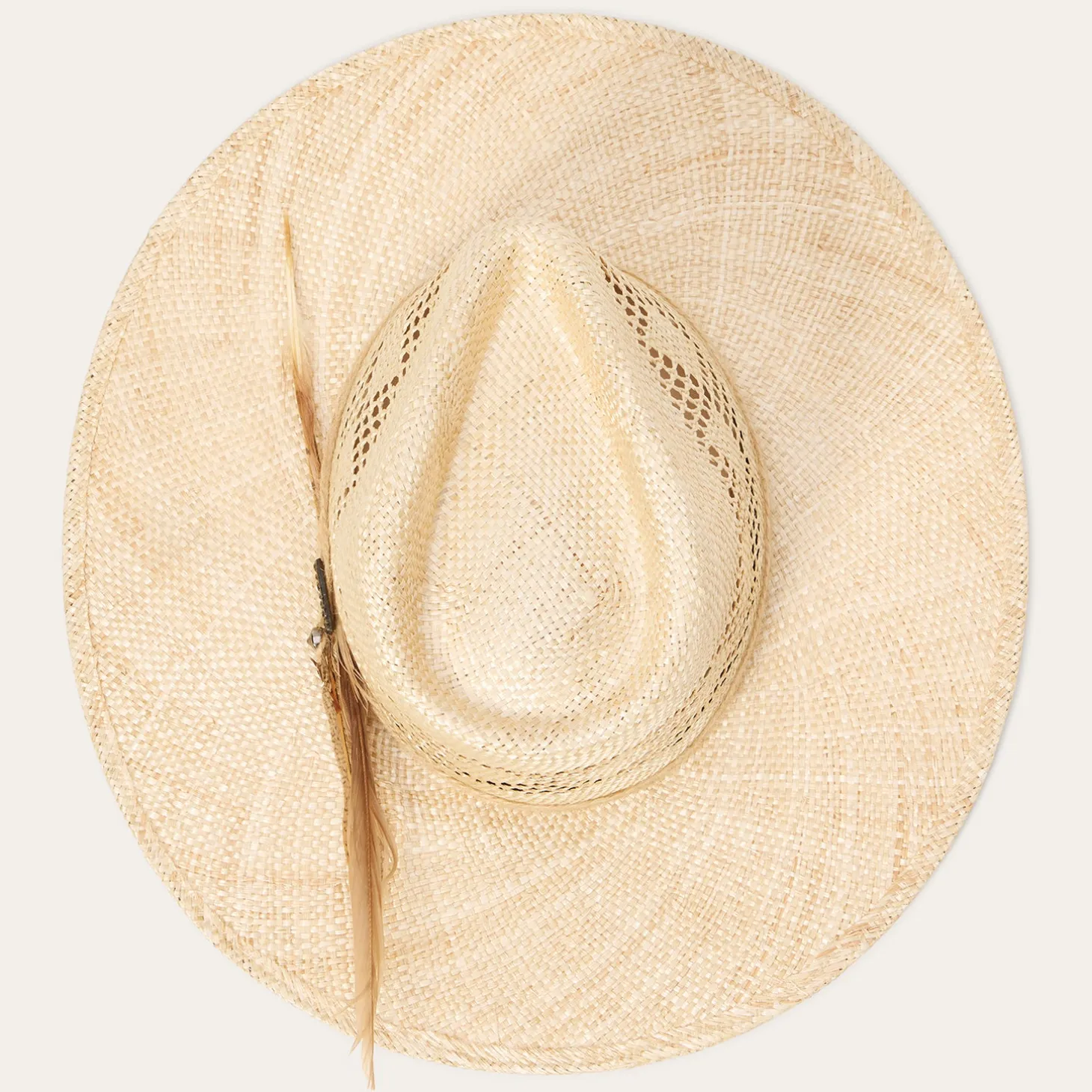 Chorus Straw Flat Brim Hat
