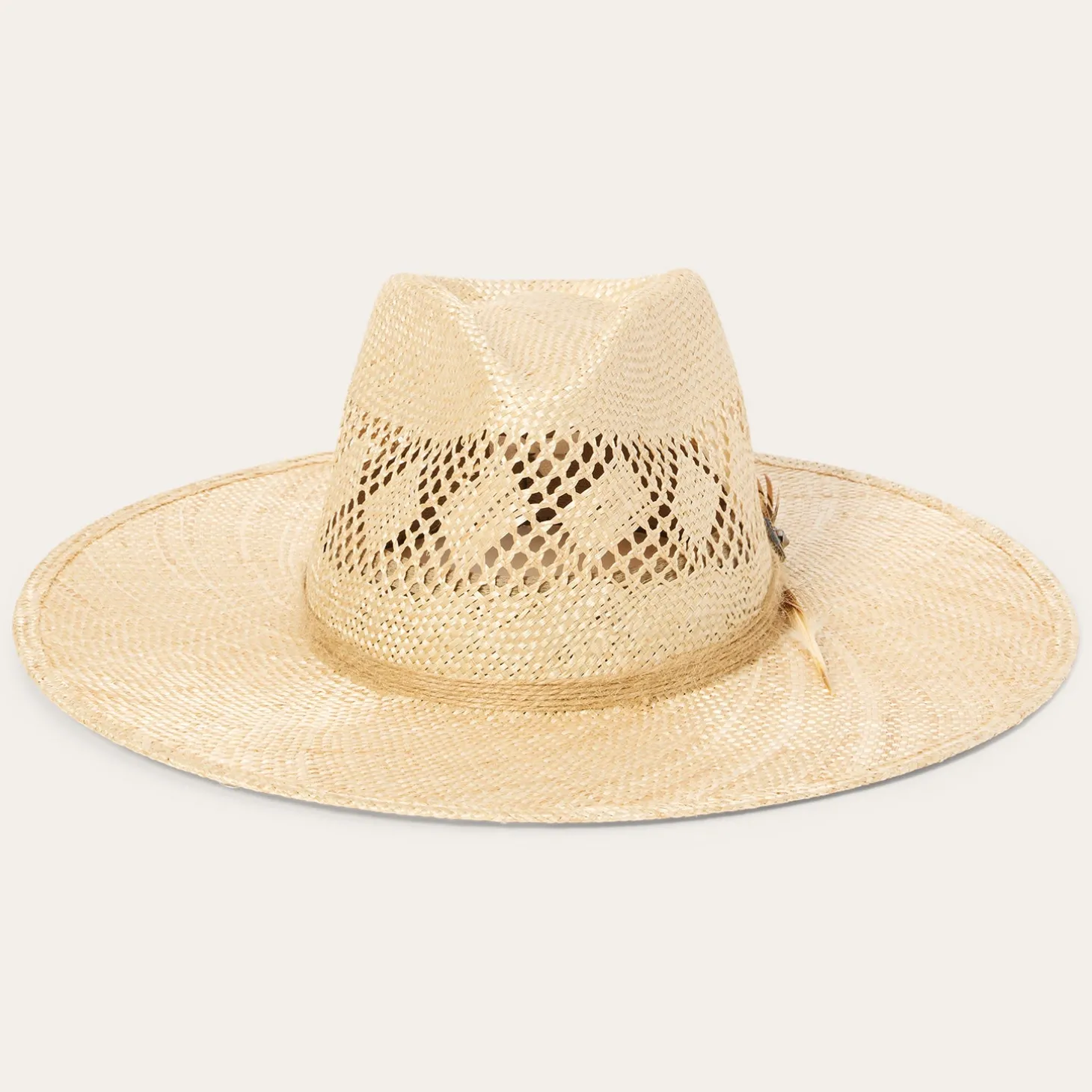 Chorus Straw Flat Brim Hat