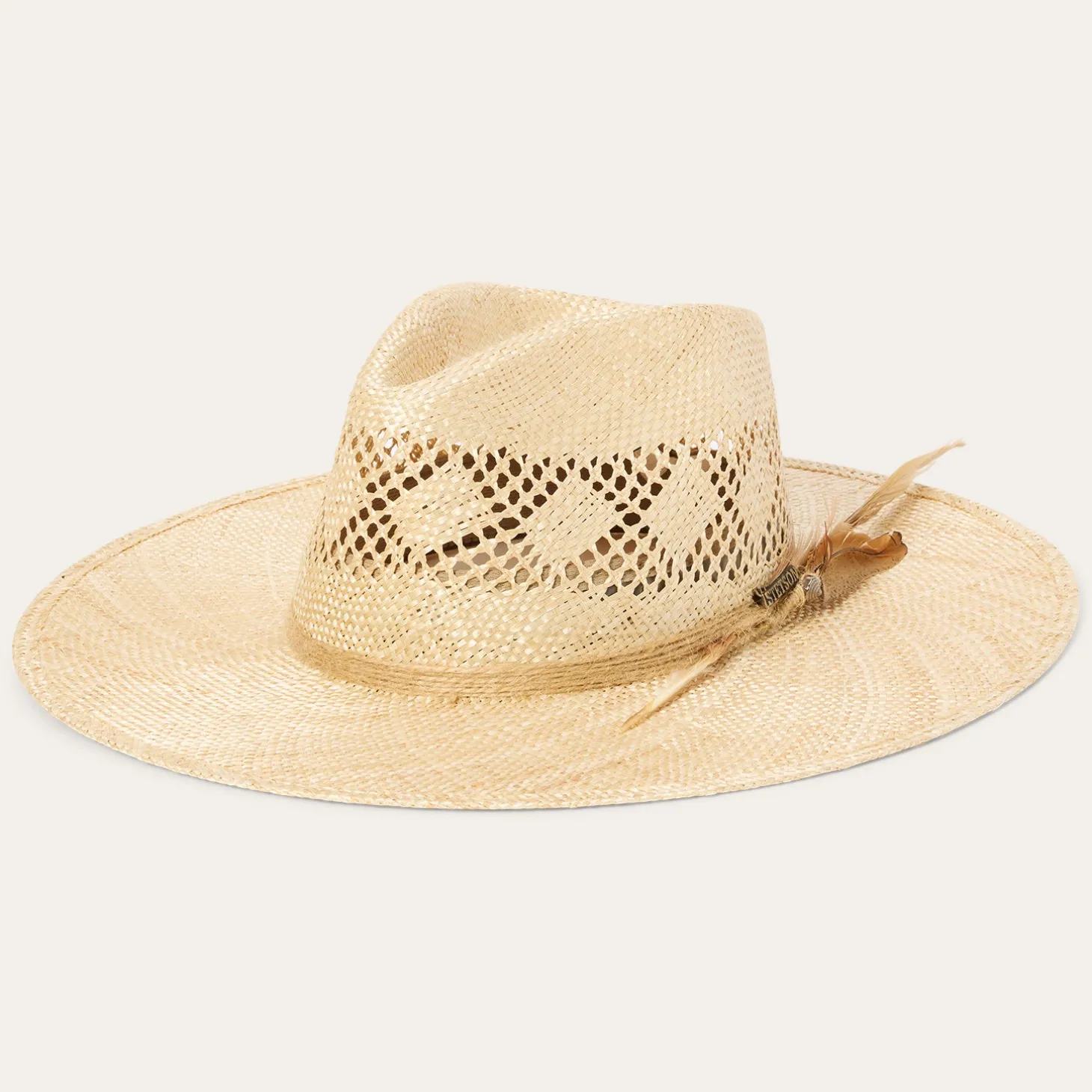 Chorus Straw Flat Brim Hat