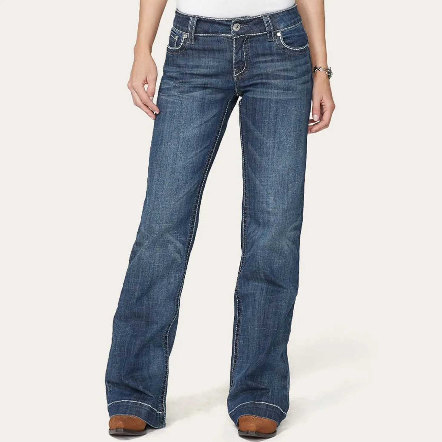 214 City Trouser Jeans With Chevron Back Pocket