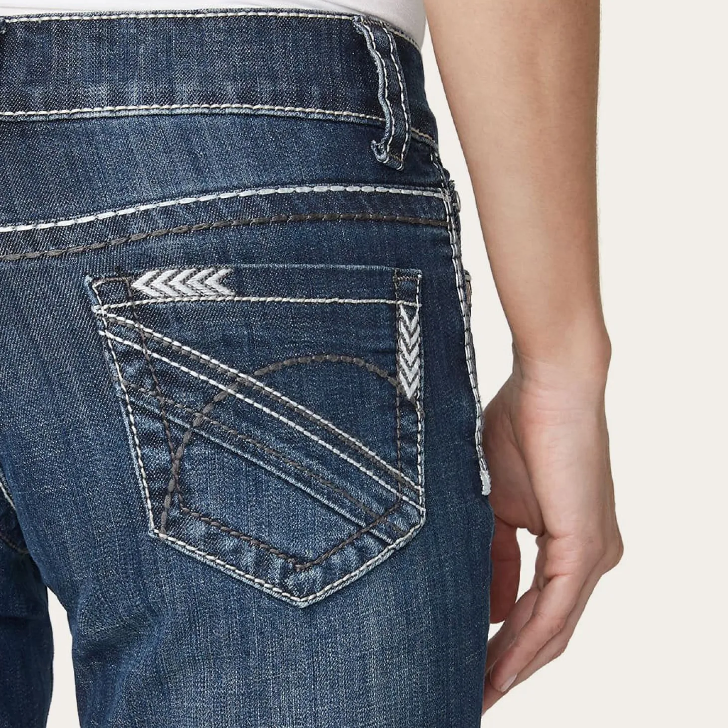 214 City Trouser Jeans With Chevron Back Pocket