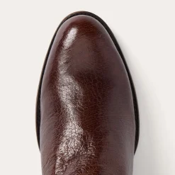 Clay Smooth Ostrich Roper Boots