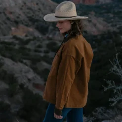 Corduroy Collar Canvas Barn Jacket