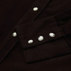 Corduroy Denim Western Shirt