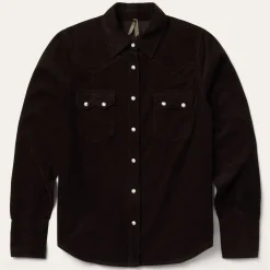 Corduroy Denim Western Shirt