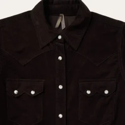 Corduroy Denim Western Shirt