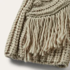 Cream Fringed Cardigan