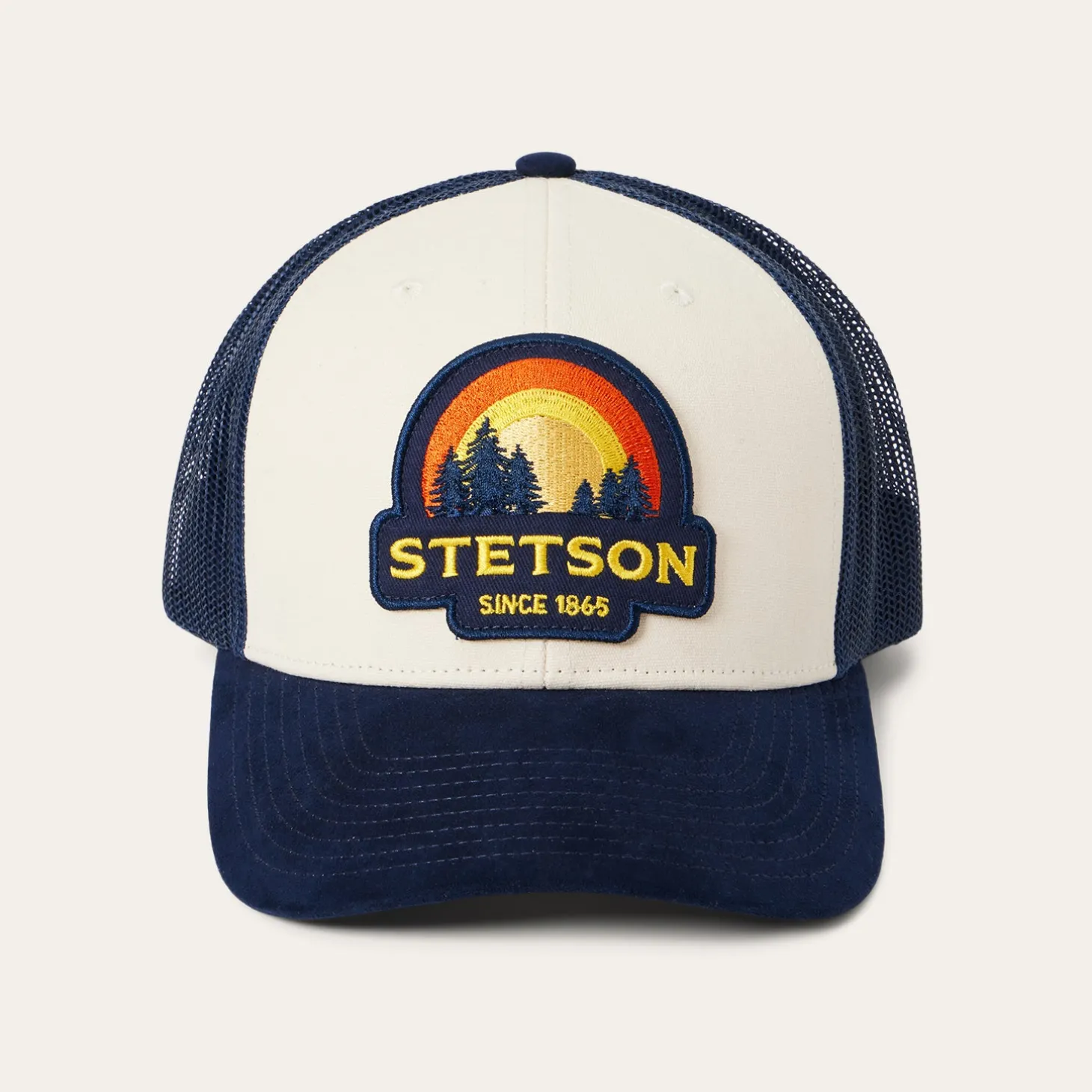 Cream Sunset Trucker Cap
