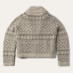 Cropped Shawl Collar Cardigan