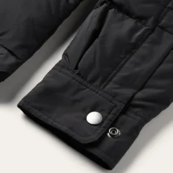 Crushable Black Parachute Jacket