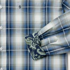 Crystal Plaid Button Down Shirt