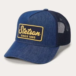 Dark Denim 1865 Patch Trucker Cap