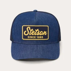 Dark Denim 1865 Patch Trucker Cap