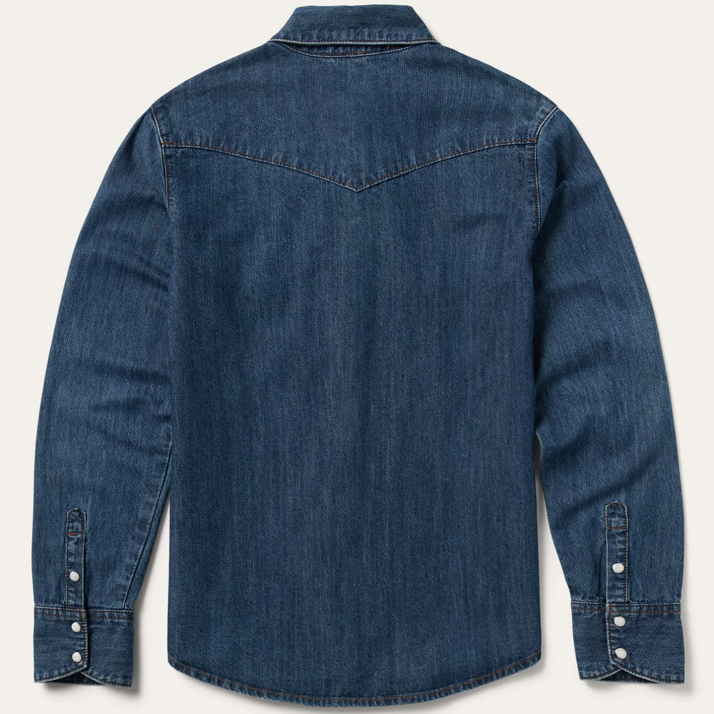 Dark Denim Snap Western Shirt