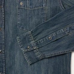 Dark Denim Western Shirt