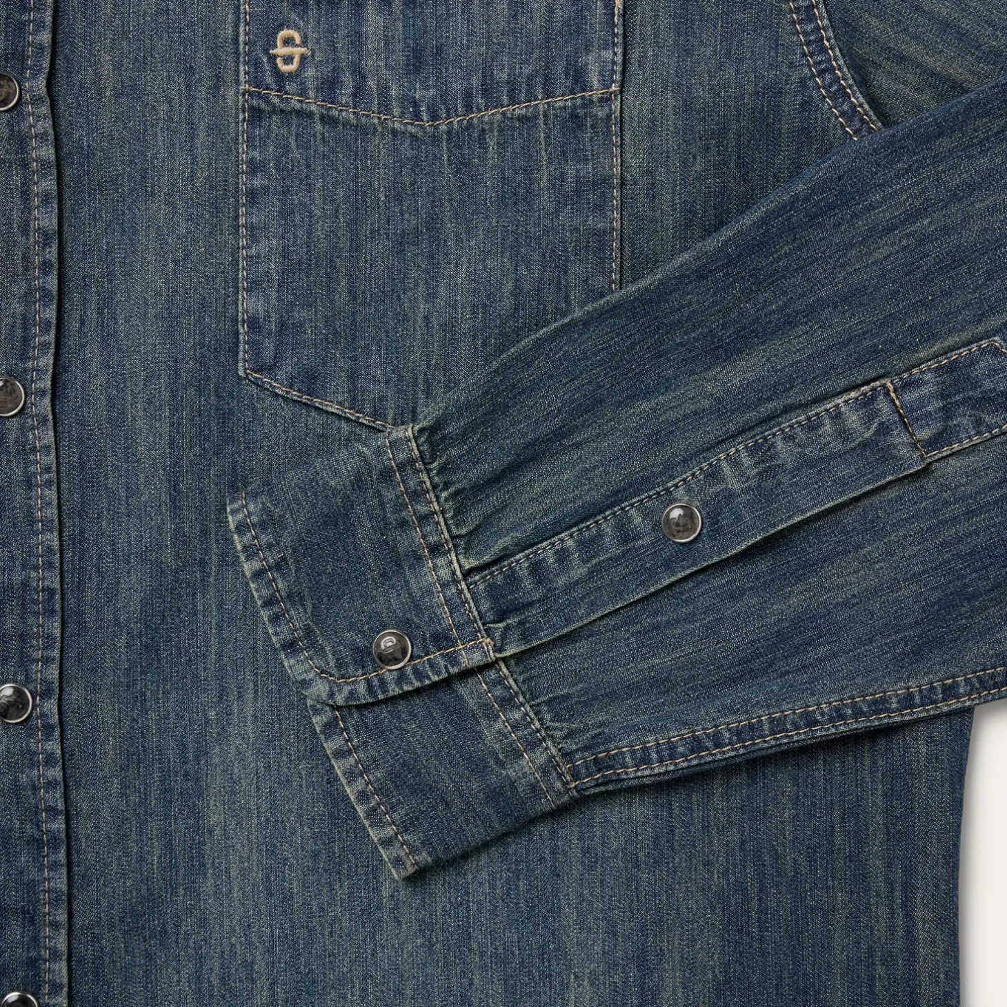 Dark Denim Western Shirt