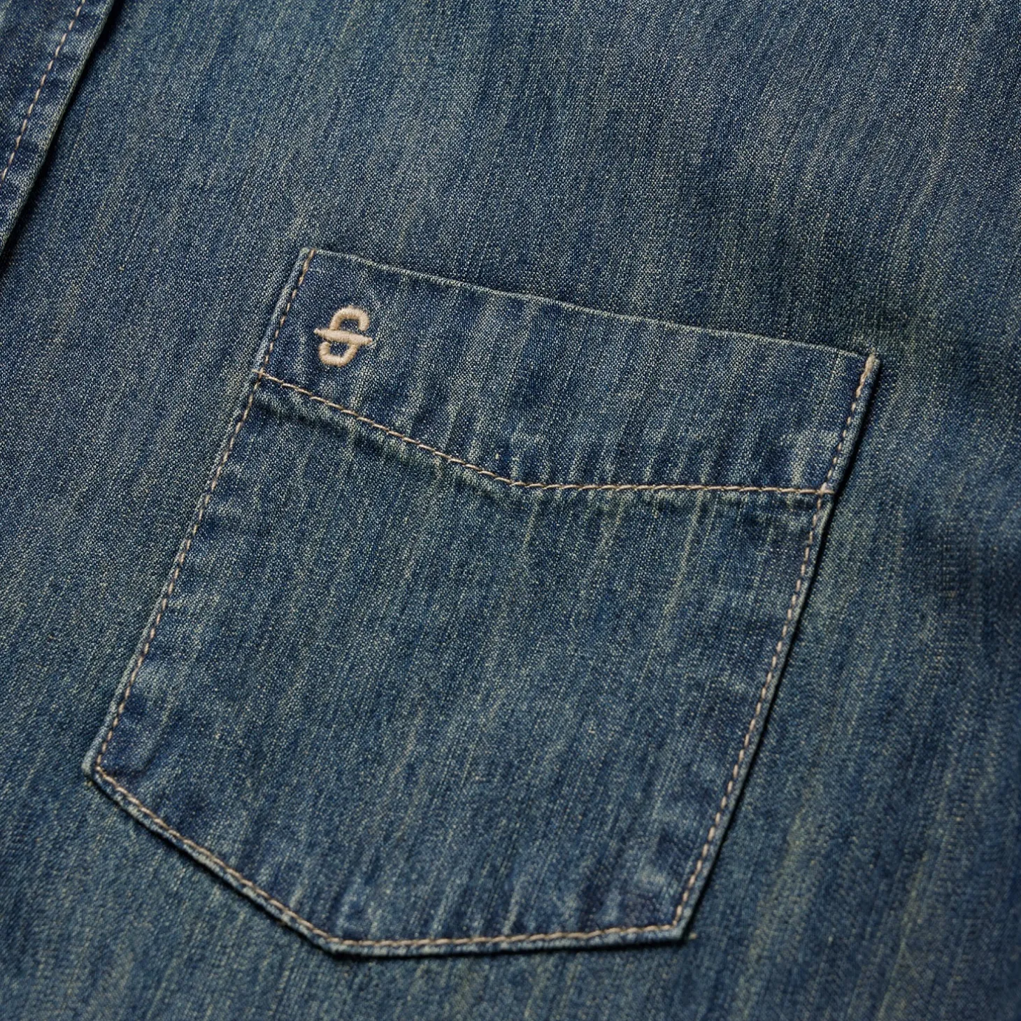 Dark Denim Western Shirt