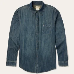 Dark Denim Western Shirt
