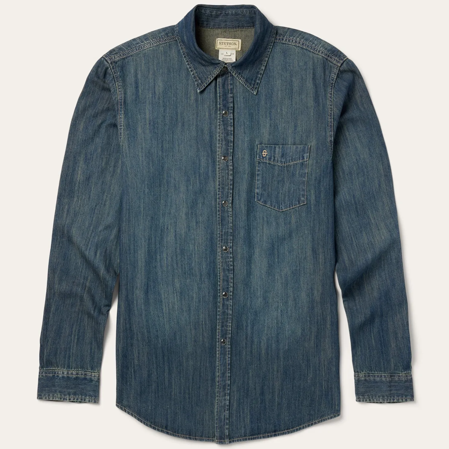 Dark Denim Western Shirt