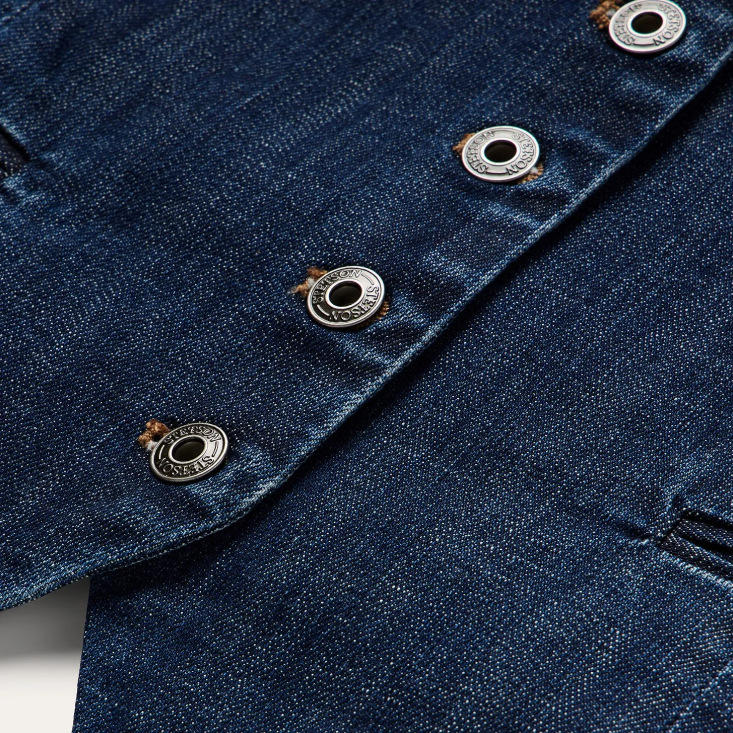 Dark Wash Stretch Denim Vest