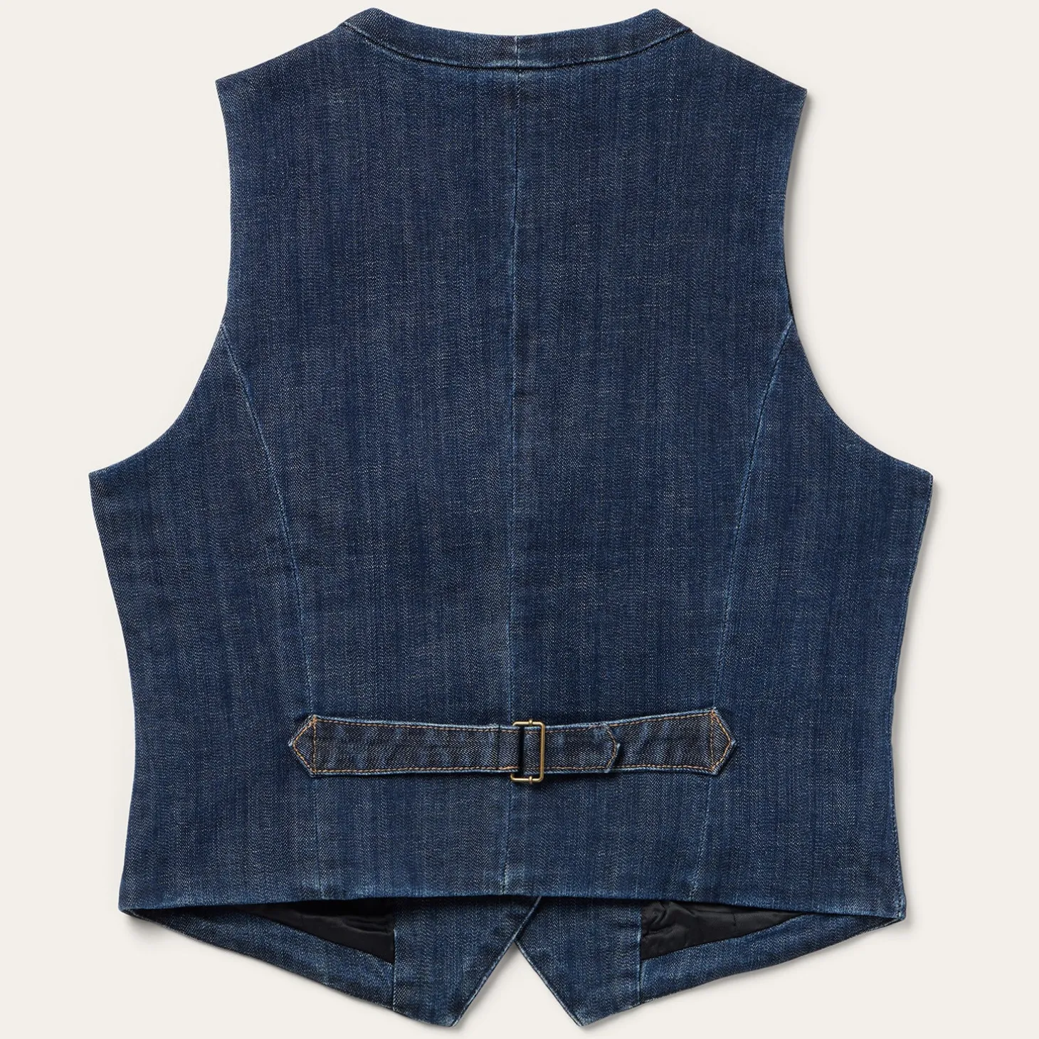 Dark Wash Stretch Denim Vest