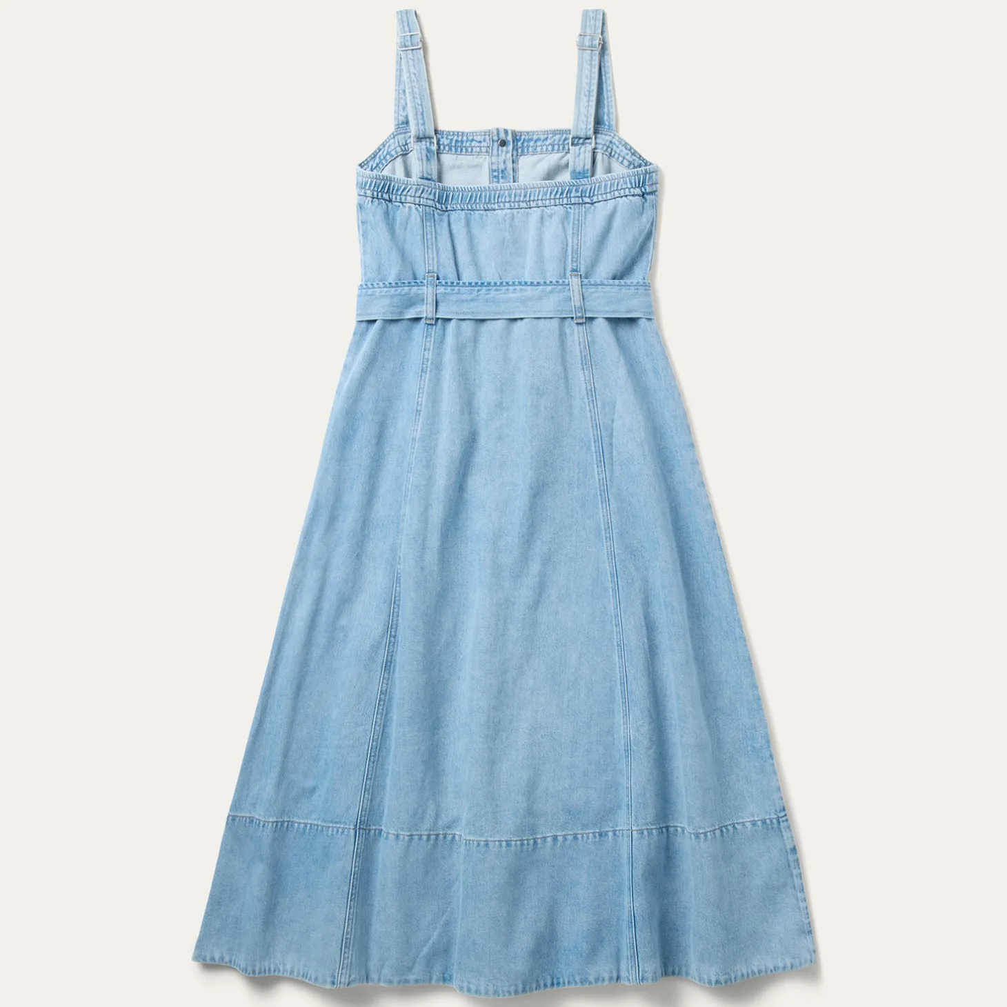 Denim Button Front Dress