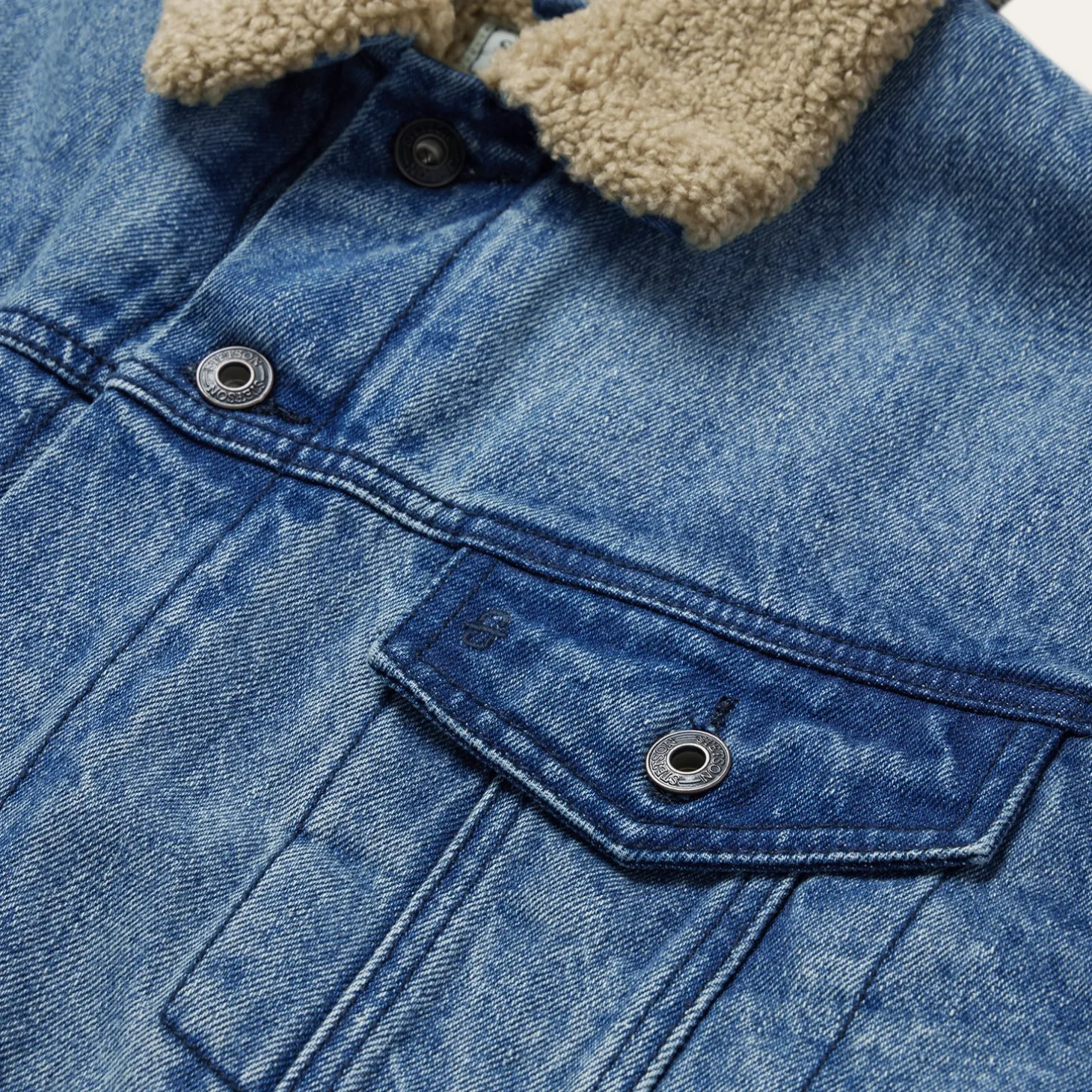 Denim Sherpa Jacket