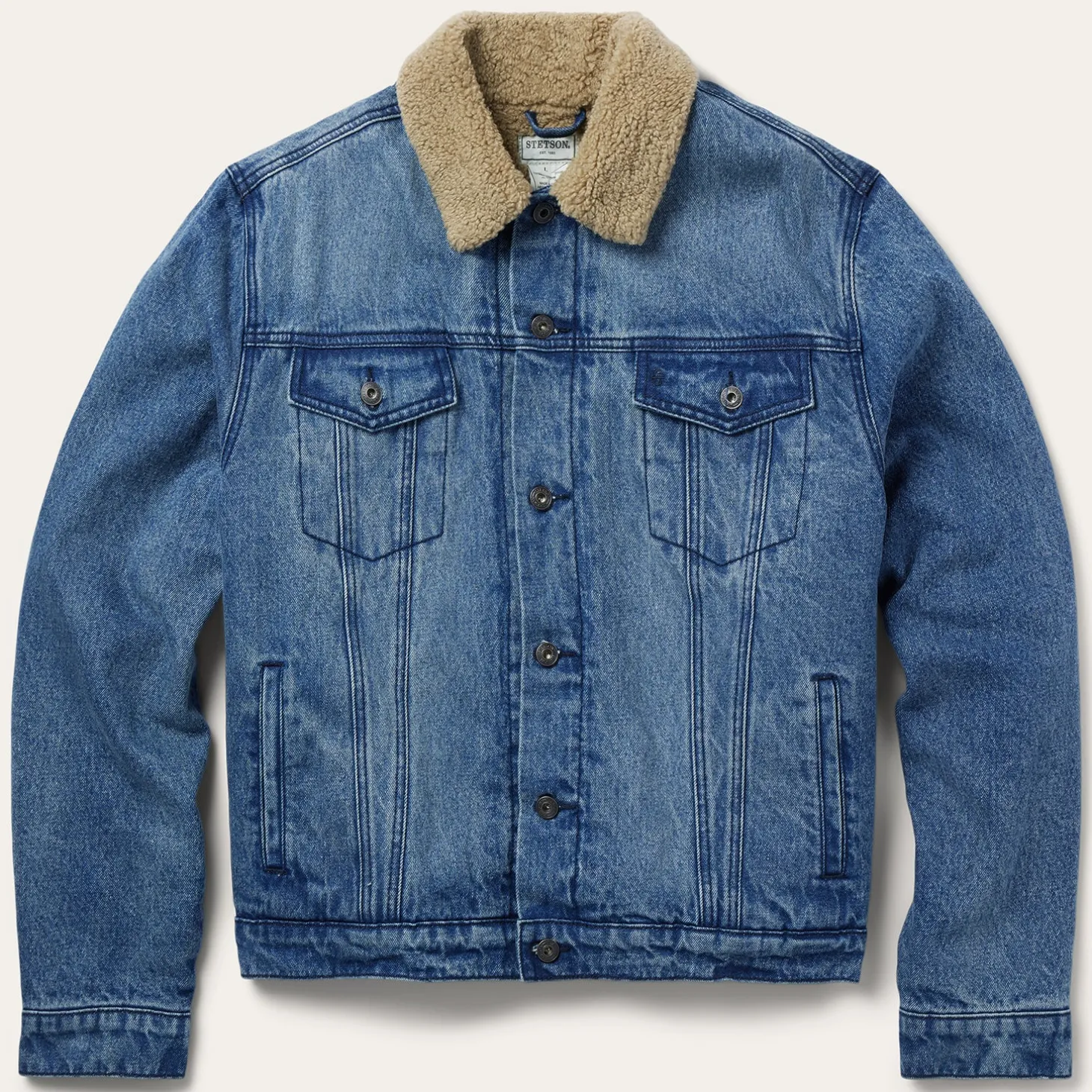Denim Sherpa Jacket