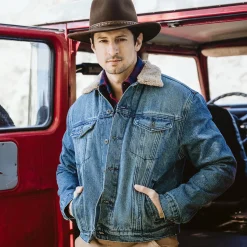 Denim Sherpa Jacket