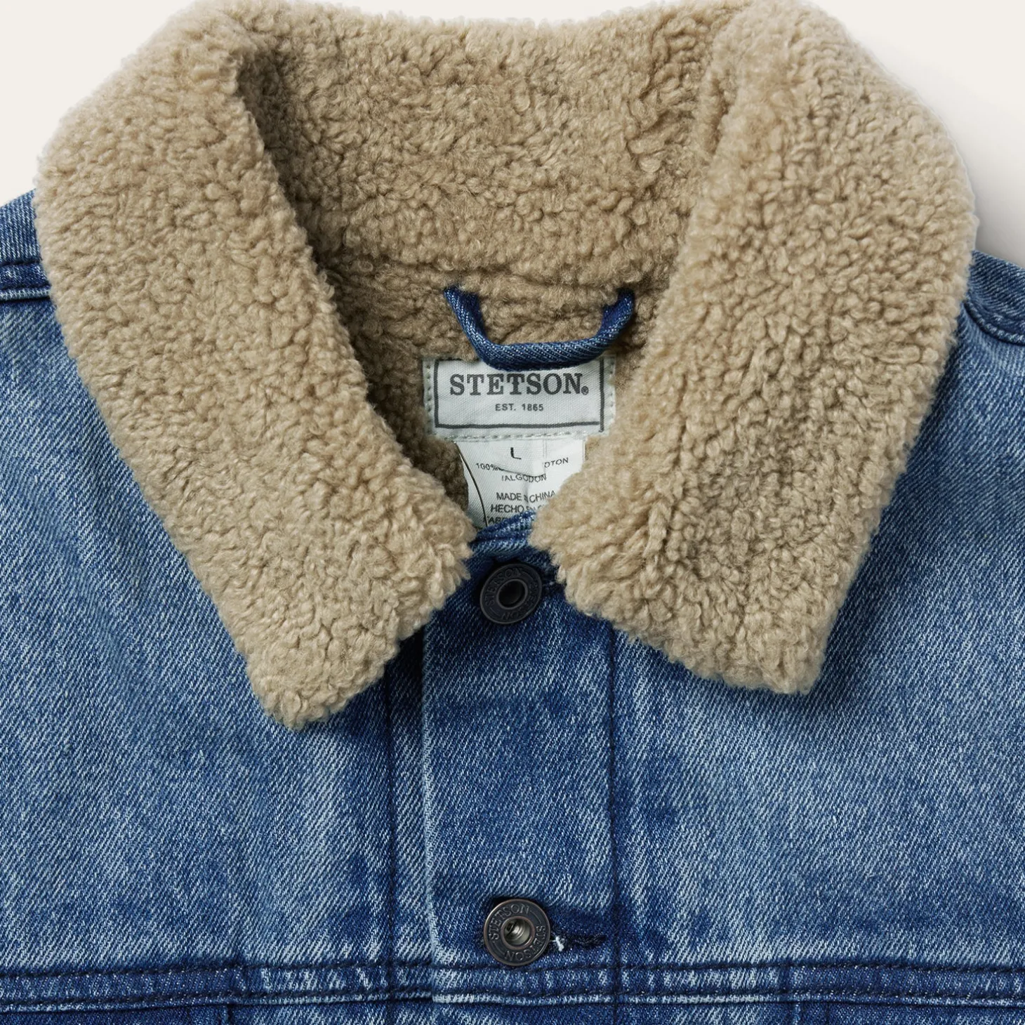Denim Sherpa Jacket