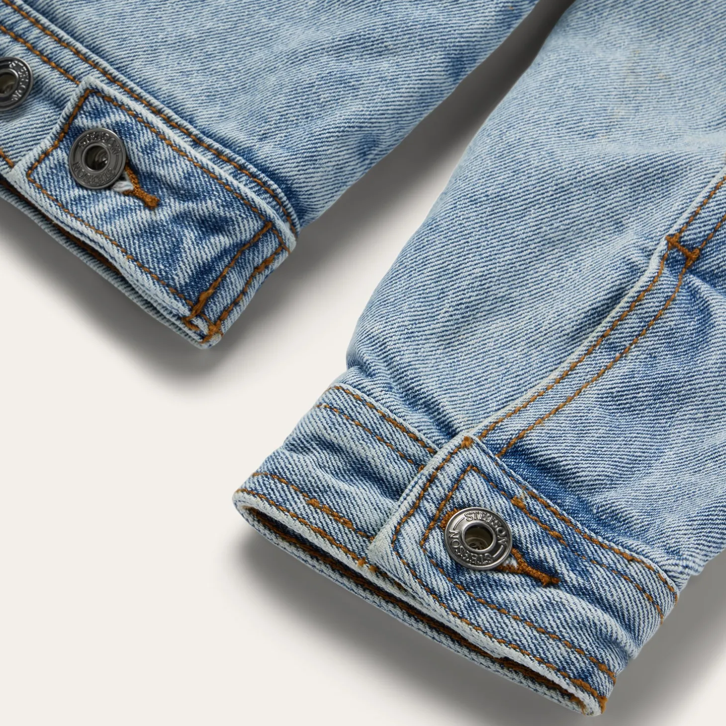 Denim Sherpa Lined Jacket