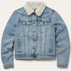 Denim Sherpa Lined Jacket