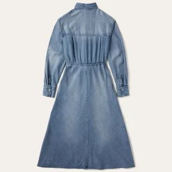 Denim Tie-Front Dress