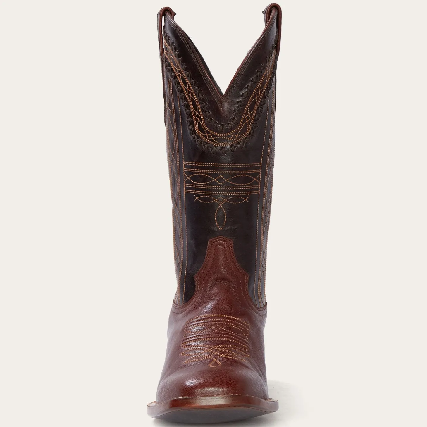 Denver Brown Goat Hand Stitched Cowboy Boot