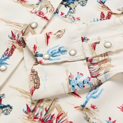 Desert Trail Print Western Shirt