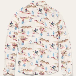 Desert Trail Print Western Shirt