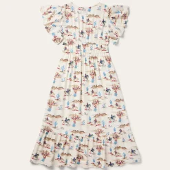 Desert Trails Print Prairie Dress