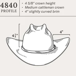 Diamante 1000X Premier Cowboy Hat